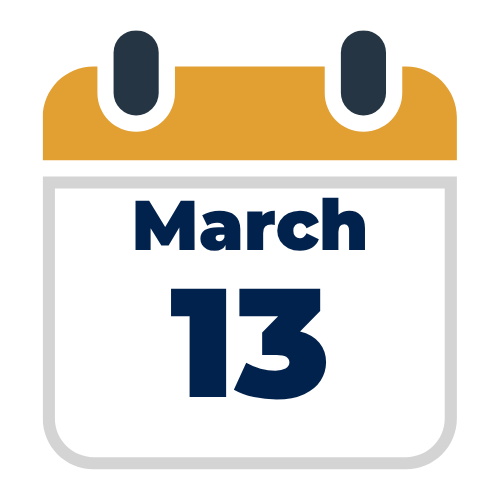 March 13